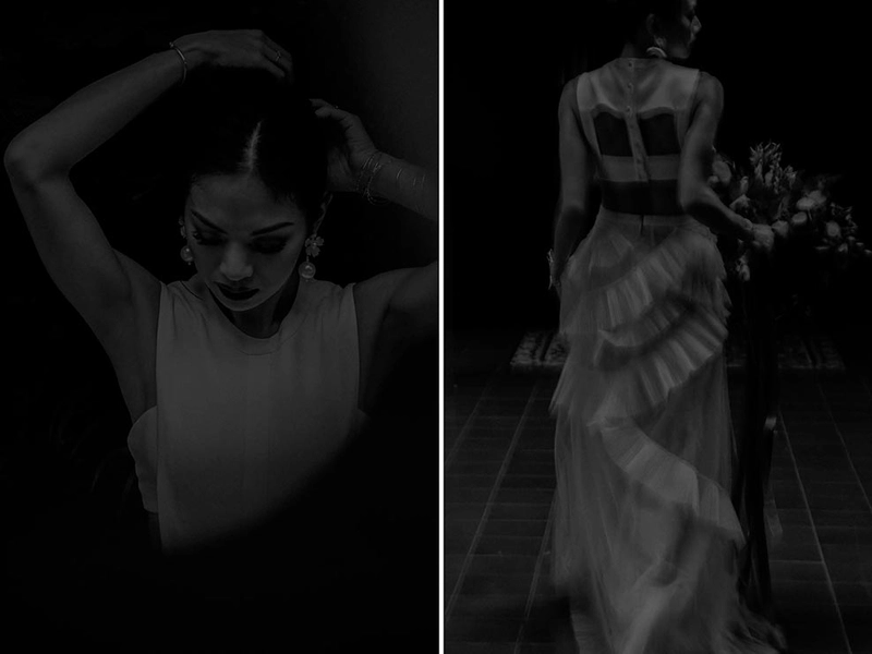 Black and White Film Noir Bridal Portraits at The Henry Hotel, Pasay City, Manila