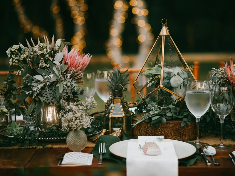 Blush And Brass Garden Wedding At Alila Villas Uluwatu Bali