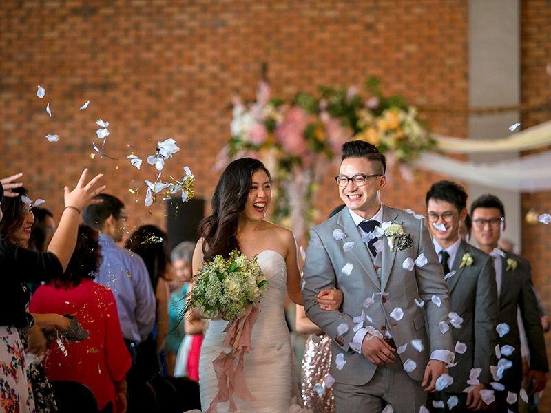 Blush Pink Chic Wedding at City Harvest Kuala Lumpur