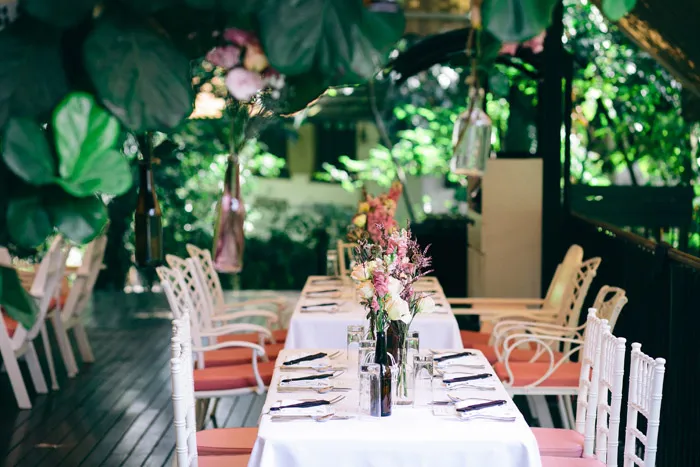 A Bohemian Wedding At Nosh. Samuel Goh Photography. theweddingnotebook.com