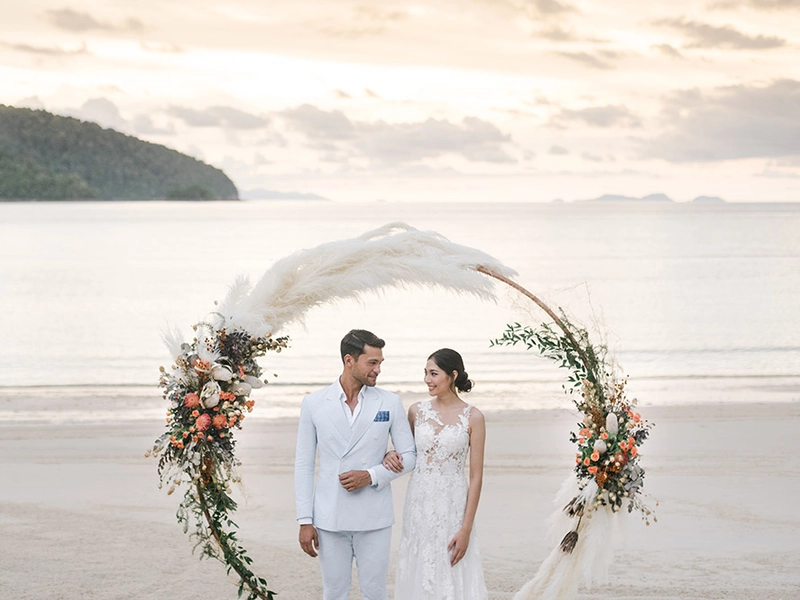Boho Chic With A Pop Of Orange At The Andaman Langkawi