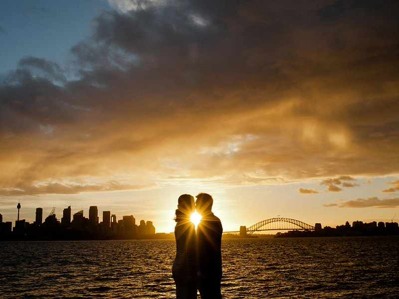 Bridal Portraits at Balmoral Beach and Bradley’s Head, Sydney