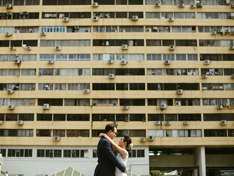 Bridal Portraits at the Couple’s Favourite Hideouts Around Singapore