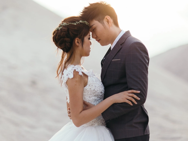 Bridal Portraits At The Sand Dunes In Malacca