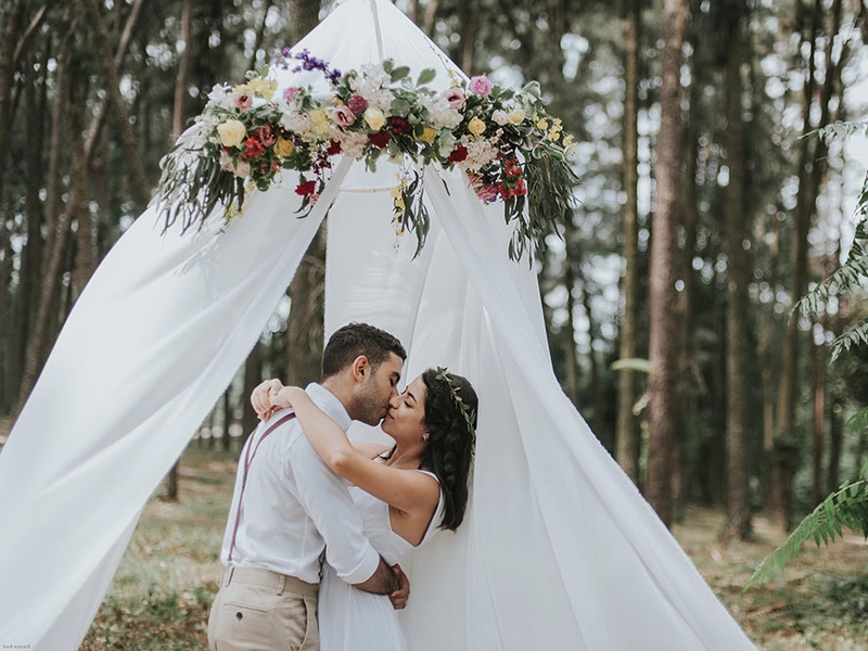Bridal Portraits Outdoors In The Woodlands