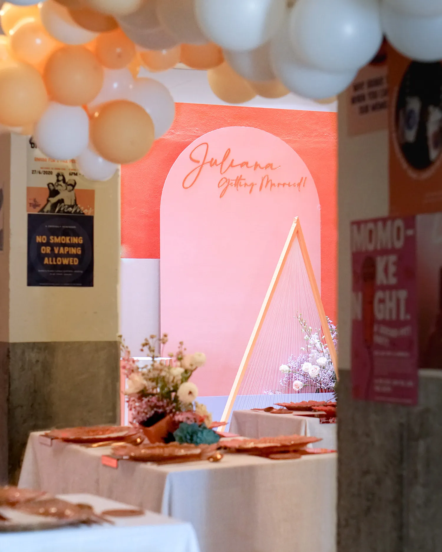 Fad Manaf Photography. Decor by I Heart Party Malaysia. theweddingnotebook.com