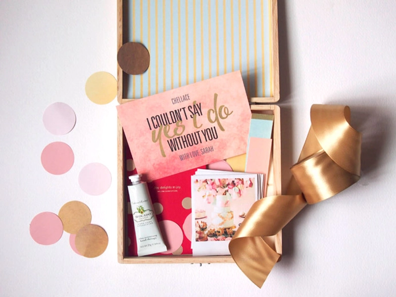 ‘Be My Bridesmaids’ Boxes DIY Tutorial