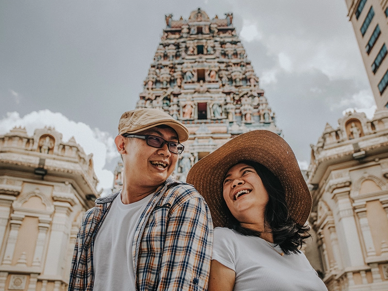 Capturing The Best of Petaling Street For Bridal Portraits in Kuala Lumpur