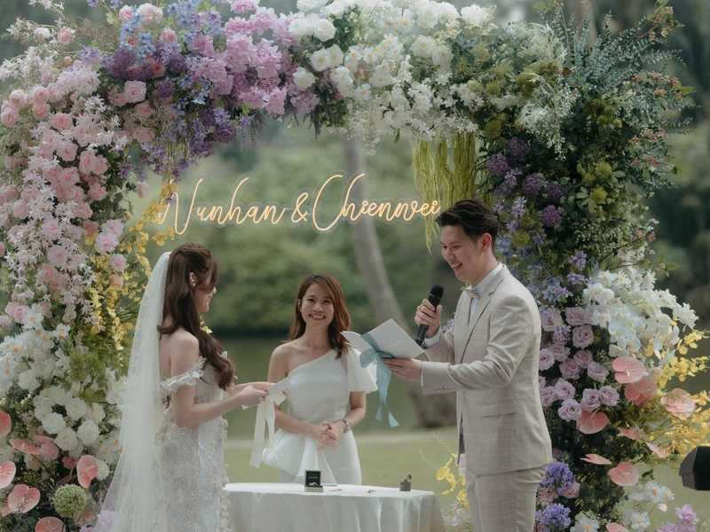 Chien Wei (@chienweihah) and Wun Han’s Enchanted Garden Wedding at The Saujana Hotel, KL