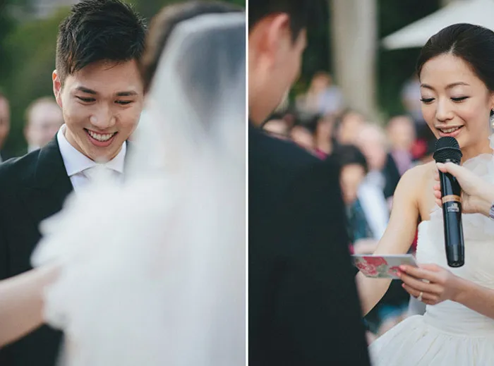theweddingnotebook.com.Photography by History Studio. Childhood sweethearts marry after 23 years apart