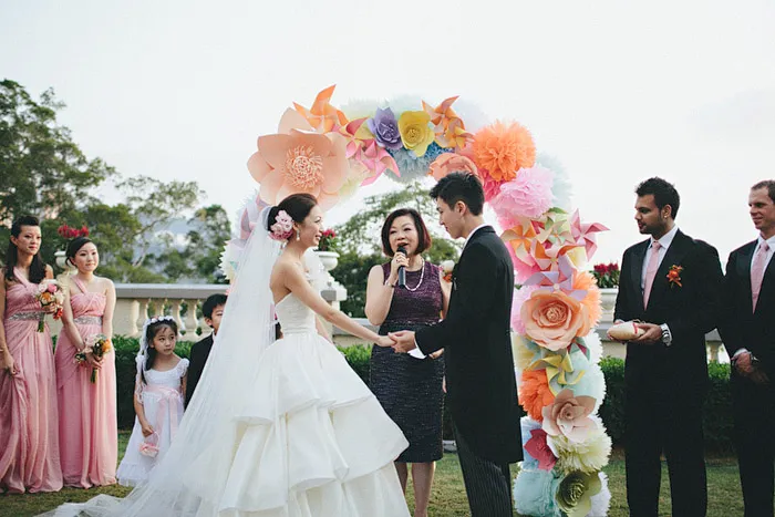 theweddingnotebook.com.Photography by History Studio. Childhood sweethearts marry after 23 years apart
