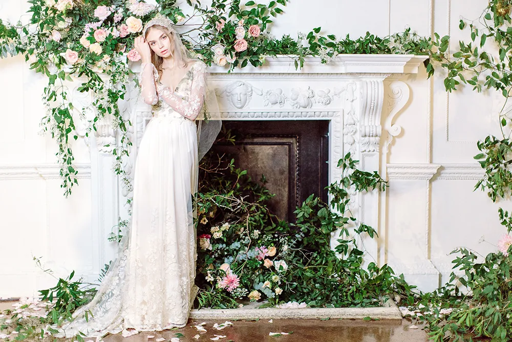 Primavera - Claire Pettibone 2017 Bridal Collection. Photo by Kayla Barker. theweddingnotebook.com