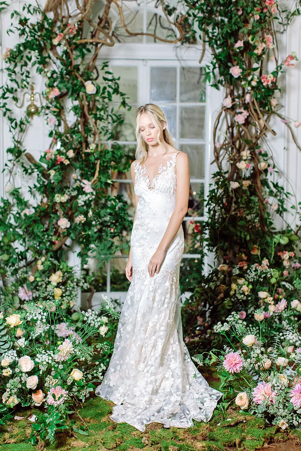 April - Claire Pettibone 2017 Bridal Collection. Photo by Kayla Barker. theweddingnotebook.com
