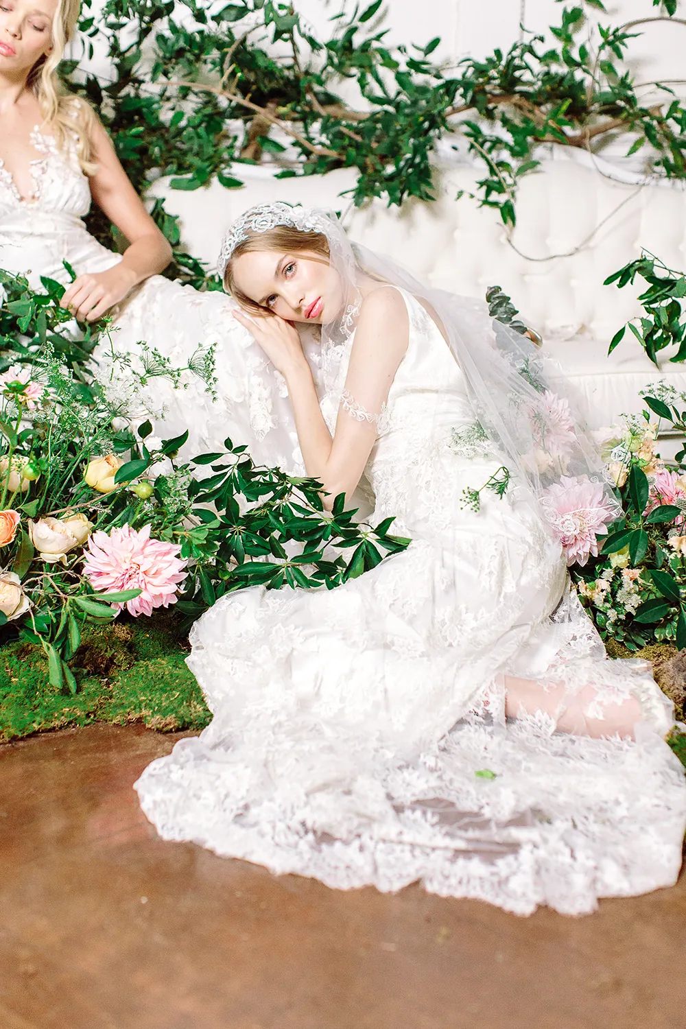 April - Claire Pettibone 2017 Bridal Collection. Photo by Kayla Barker. theweddingnotebook.com