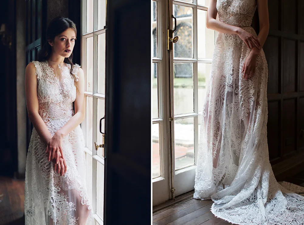 Snow - Claire Pettibone 2017 Bridal Collection. Photo by Sarah Kate. theweddingnotebook.com