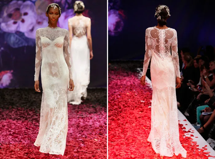 Adeline – Claire Pettibone Fall 2014 Bridal Collection. Photo by Elizabeth Messina. theweddingnotebook.com