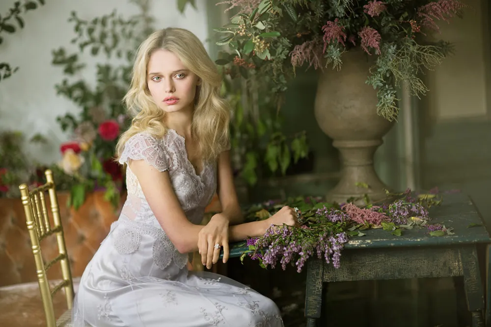 Cora - Claire Pettibone Fall 2016 Bridal Collection. theweddingnotebook.com