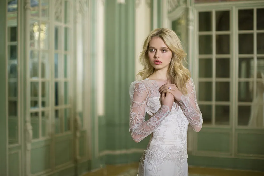 Sinclair - Claire Pettibone Fall 2016 Bridal Collection. theweddingnotebook.com