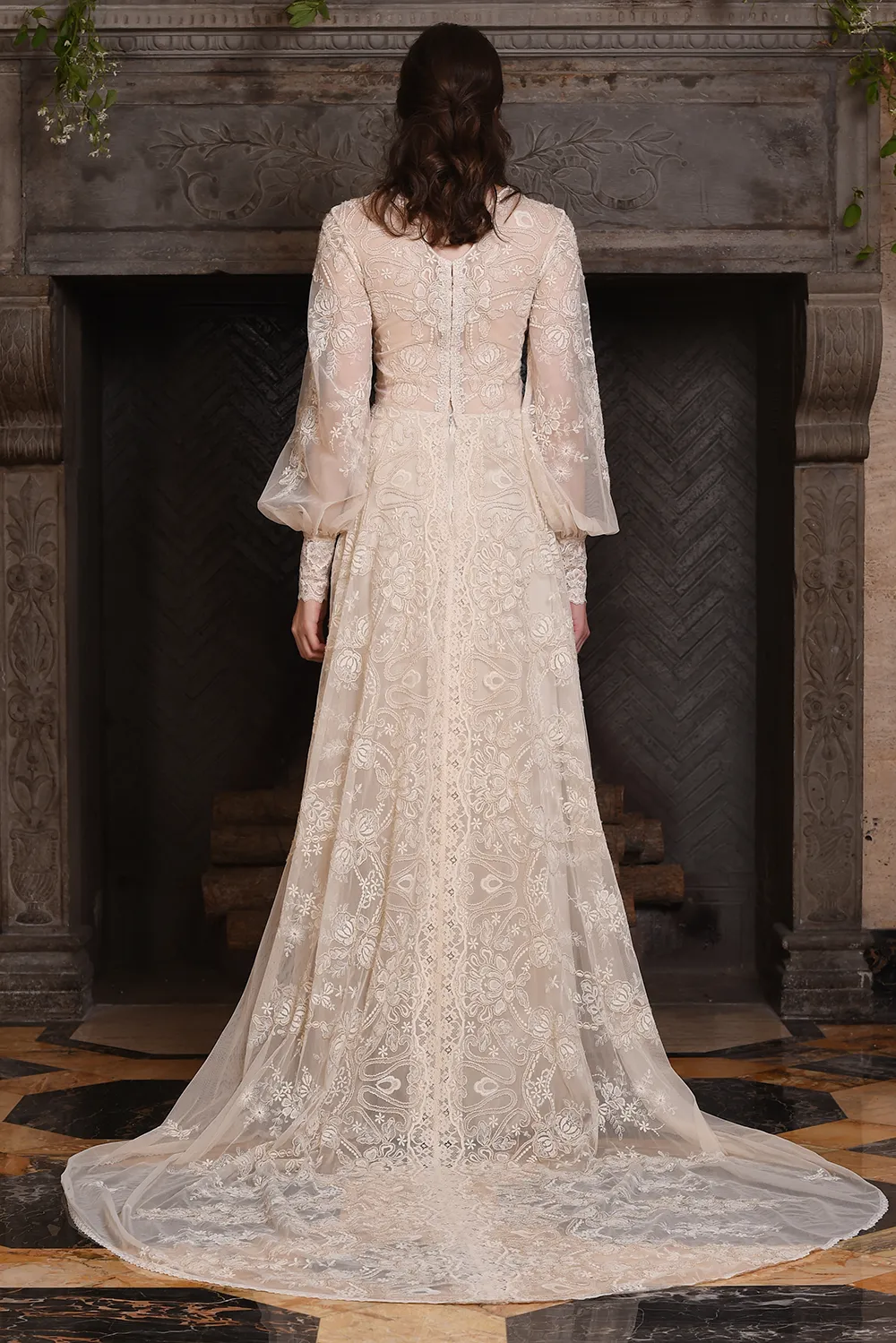 Chrysanthemum - Claire Pettibone 2017 Collection. theweddingnotebook.com