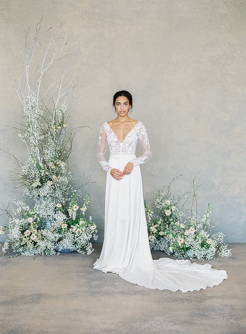 Santorini – Claire Pettibone Spring 2019 Bridal Collection. theweddingnotebook.com