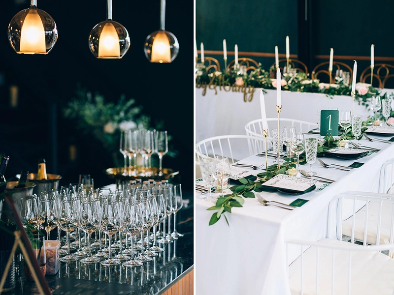 Classic Gold and Forest Green Wedding at Tropique Café and Restaurant Johor Bahru