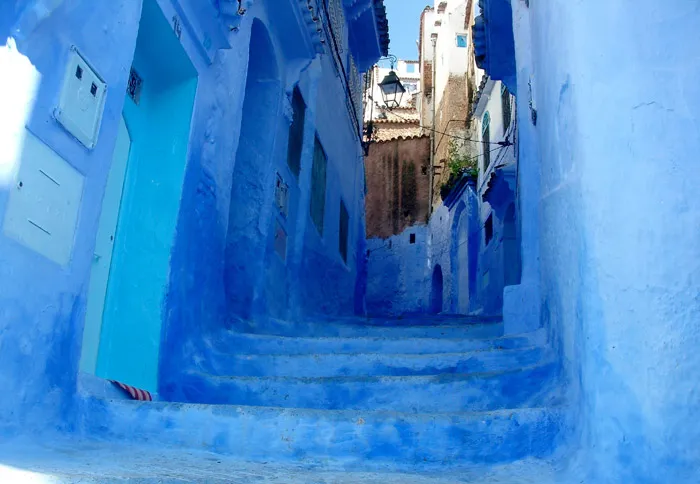 Chefchaouen, Morocco. 16 Colourful Places In The World For Your Bridal Portraits. theweddingnotebook.com