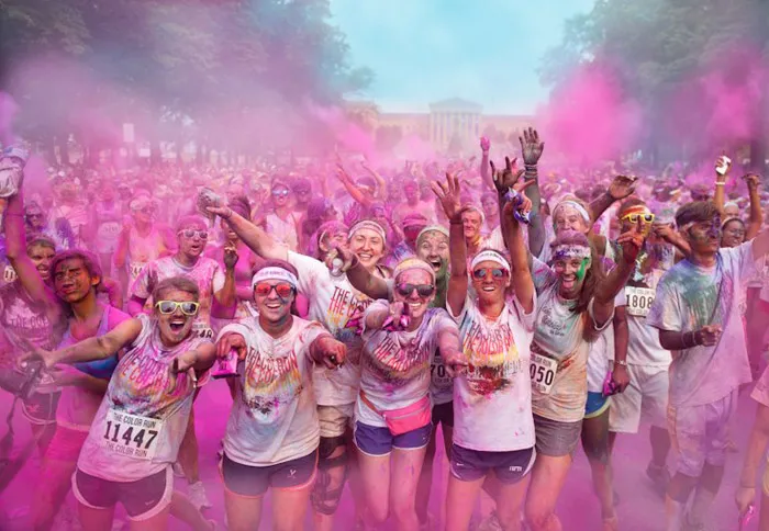 The Color Run Malaysia. 16 Colourful Places In The World For Your Bridal Portraits. theweddingnotebook.com
