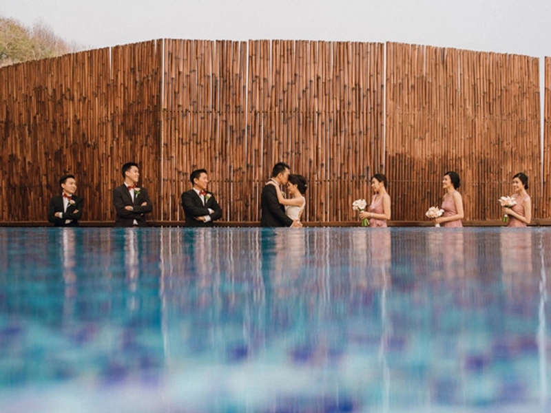 A Contemporary Buddhist Destination Wedding Ceremony