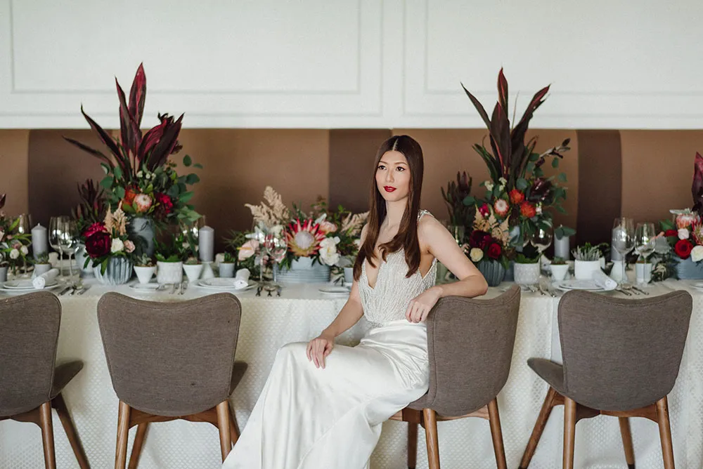 Le Meridien Putrajaya. Photography by Peter Herman Photography. Styling by The Wedding Notebook. theweddingnotebook.com