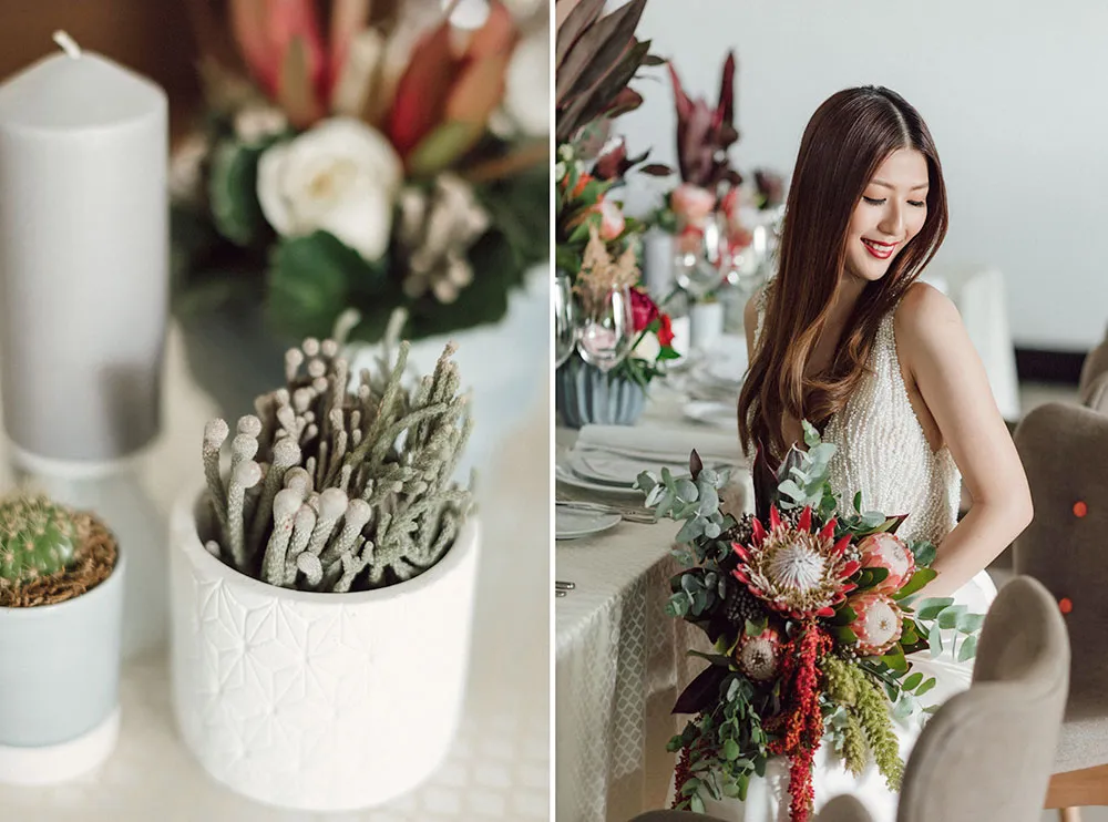 Le Meridien Putrajaya. Photography by Peter Herman Photography. Styling by The Wedding Notebook. theweddingnotebook.com