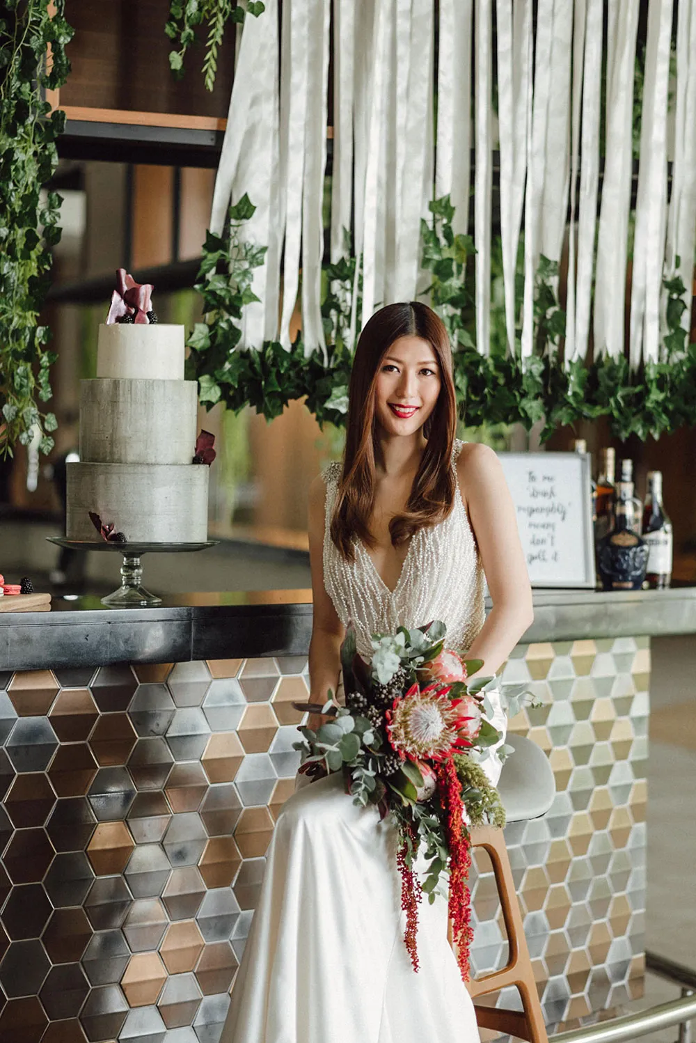 Le Meridien Putrajaya. Photography by Peter Herman Photography. Styling by The Wedding Notebook. theweddingnotebook.com