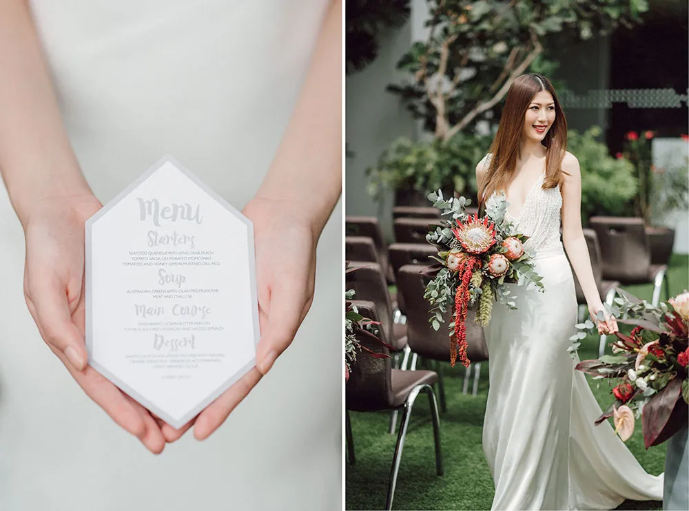 Le Meridien Putrajaya. Photography by Peter Herman Photography. Styling by The Wedding Notebook. theweddingnotebook.com