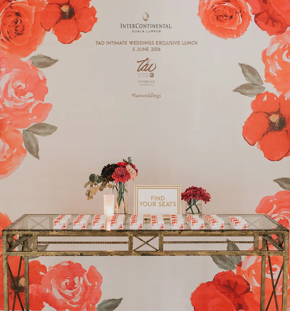 Tao Intercontinental Kuala Lumpur wedding. Photography by Deviews Phoduction. theweddingnotebook.com