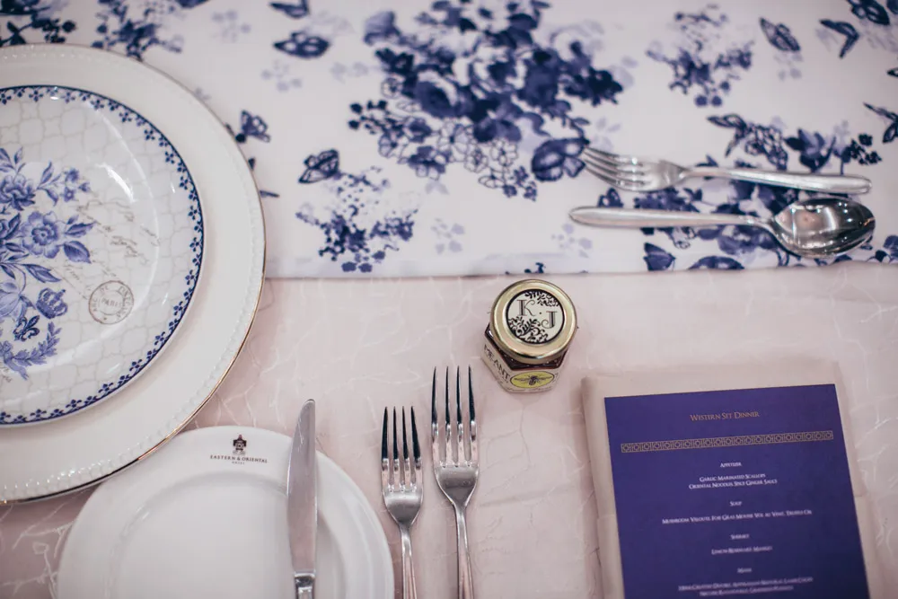 Blue wedding theme. Adam Ong Photography. theweddingnotebook.com