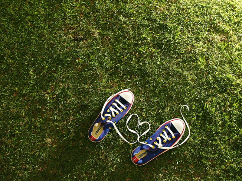 Custom Wedding Converse Shoes