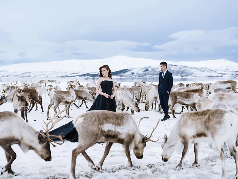 Dramatic Destination Bridal Portraits In Picturesque Norway
