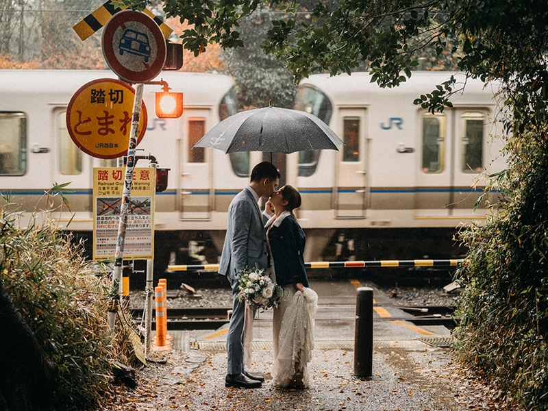 Dream Bridal Portraits Come to Life in Kyoto, Japan
