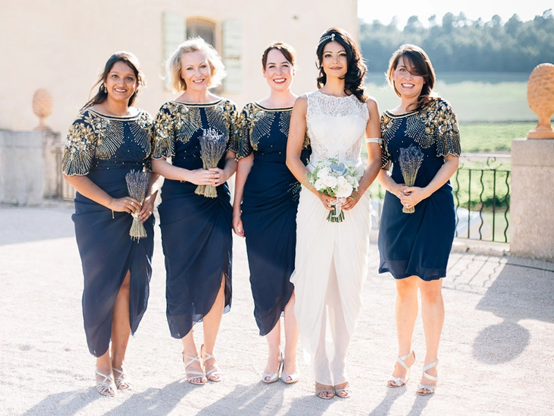 An East-Meets-West Vineyard Wedding In France