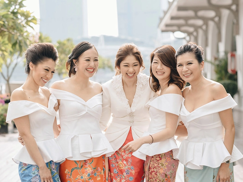 Elegant Wedding with a Peranakan Twist at The Clifford Pier, Fullerton Bay Hotel Singapore