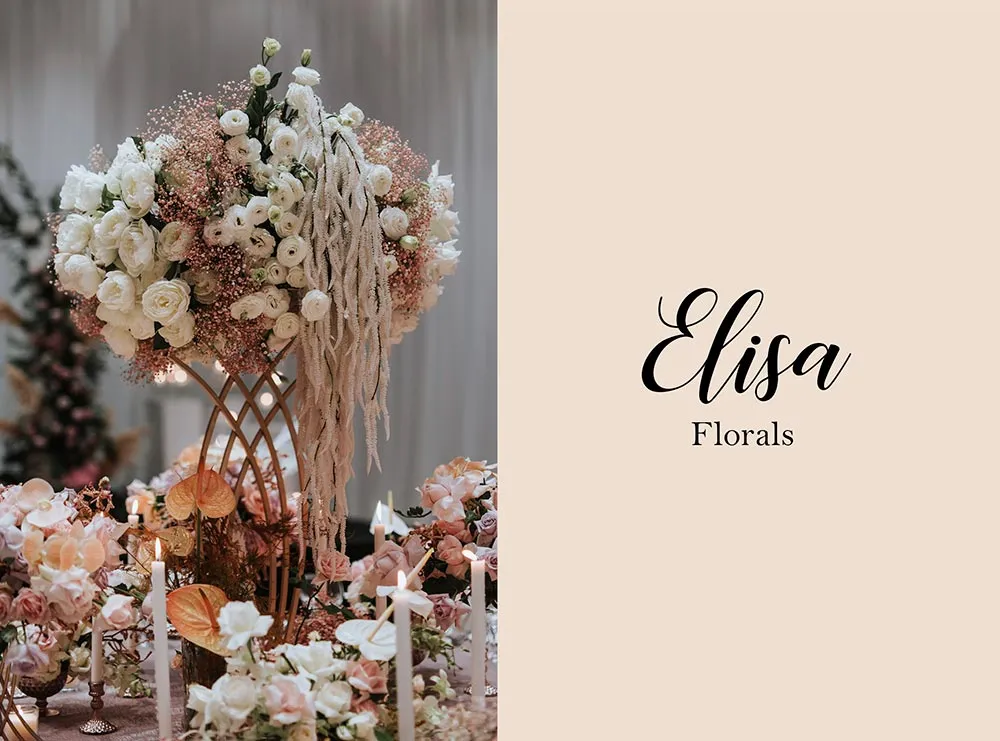 Elisa Florals - Malaysia wedding florist. theweddingnotebook.com