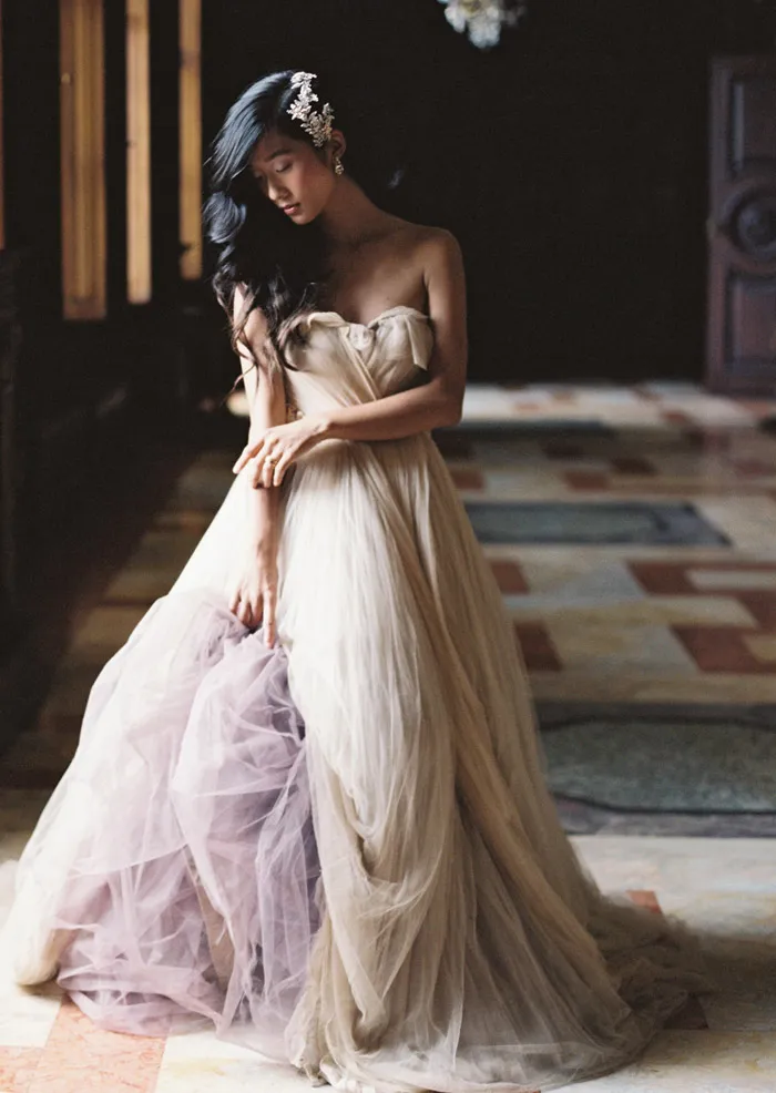 Sabrina Vine – Enchanted Atelier By Liv Hart Fall 2015 Collection. Photo by Laura Gordon Photography. theweddingnotebook.com