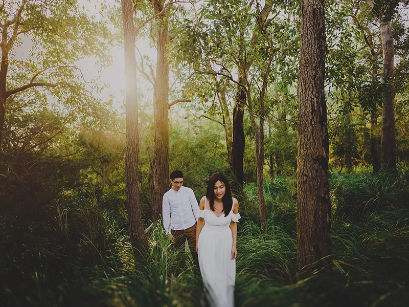 Enchanted Woodland Bridal Portraits
