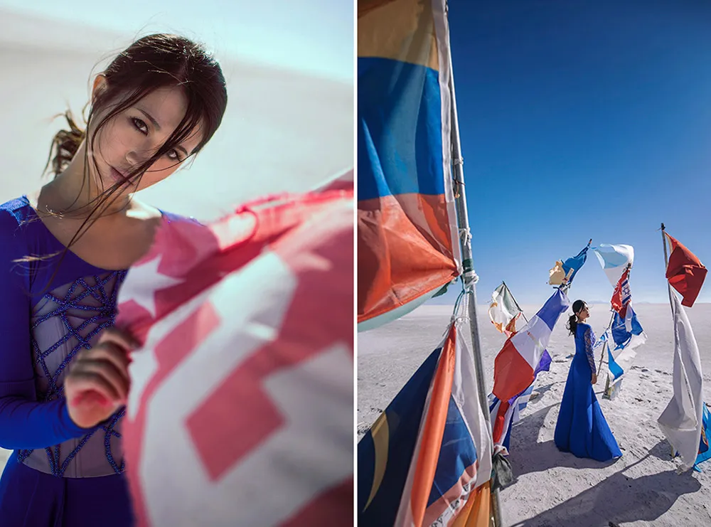 Photography by Metrophoto. Destination bridal portraits in Bolivia. theweddingnotebook.com