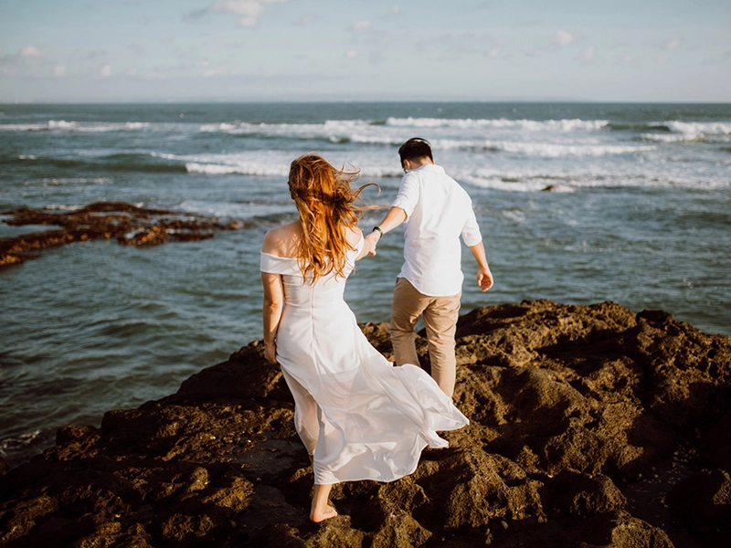 Engagement Shoot By the Ocean in Canggu, Indonesia