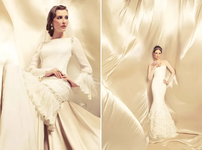 Innai Red – Ethereal Whites Collection. theweddingnotebook.com