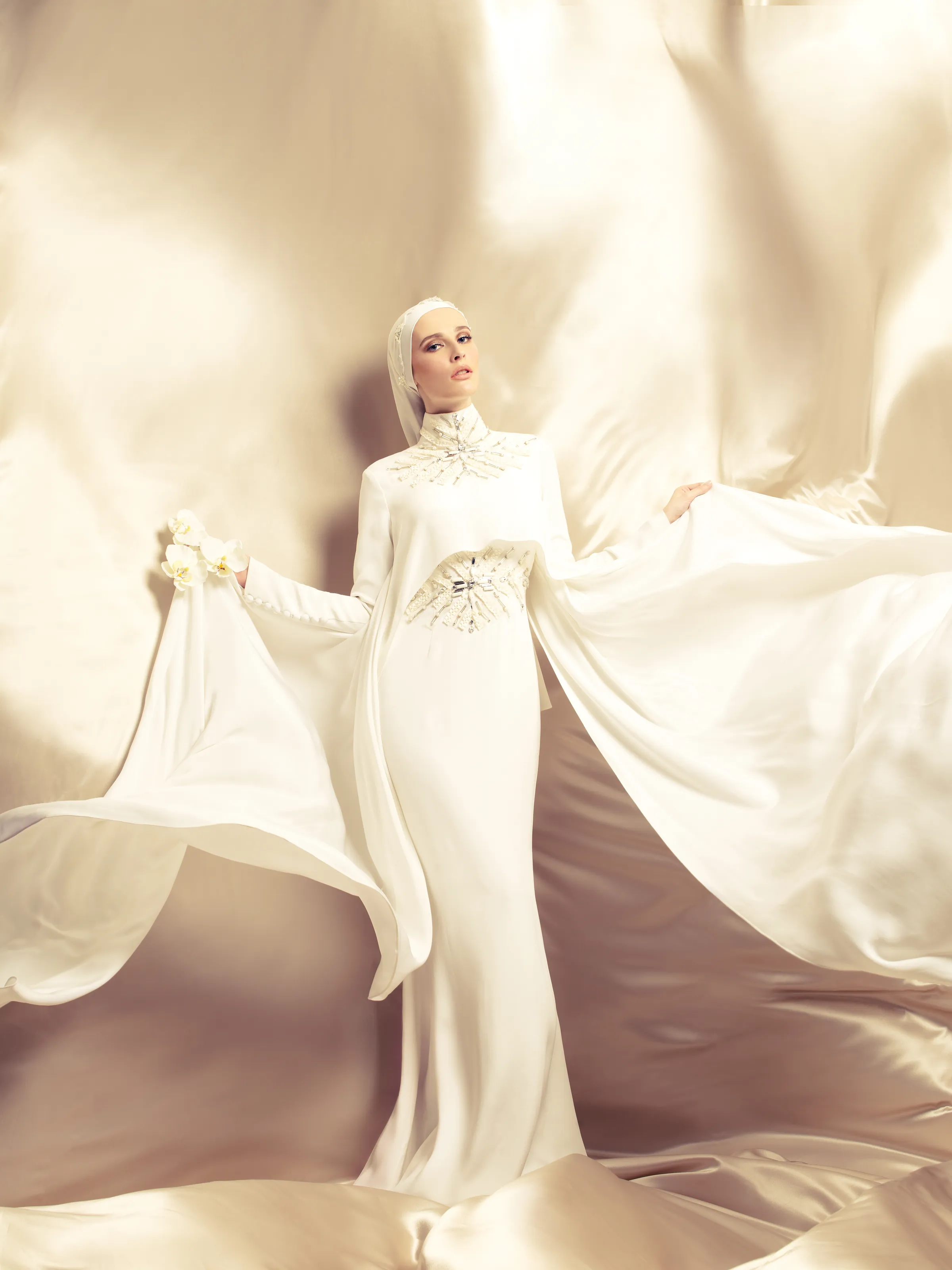 Innai Red – Ethereal Whites Collection. theweddingnotebook.com