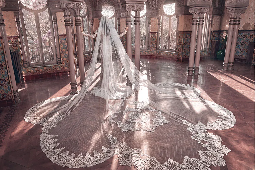 Esther veil - Galia Lahav Spring 2018 Collection. theweddingnotebook.com