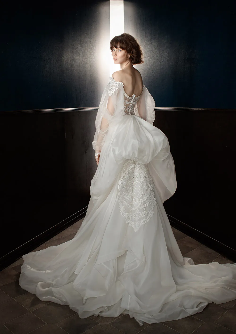 Thelma with Ossie Train - Galia Lahav Spring 2018 Bridal Collection. theweddingnotebook.com
