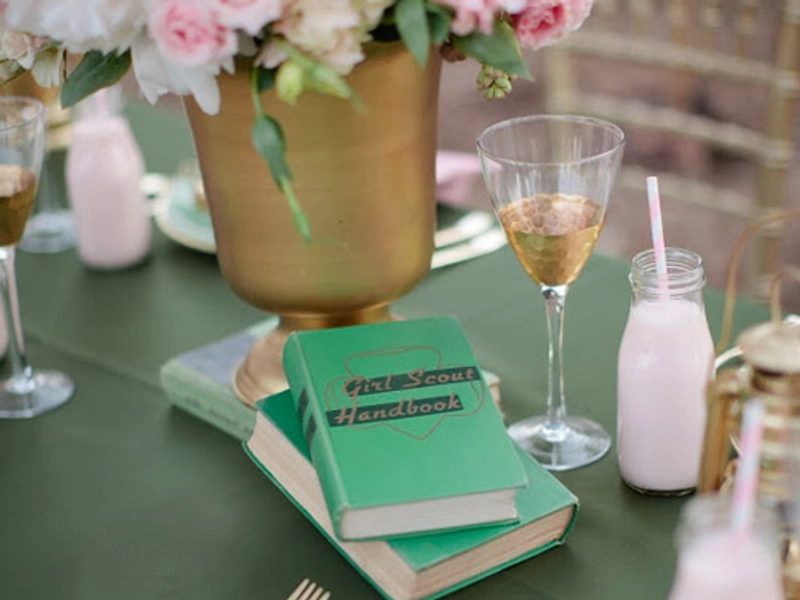 Real Events: Girls Scouts Themed Bridal Shower