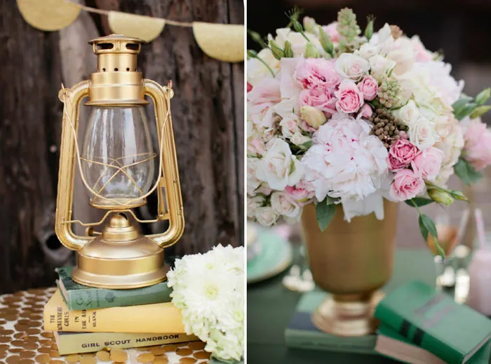 Gold details. Beau &amp; Arrow Events. Photo by Swoon by Katie. theweddingnotebook.com